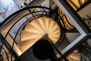 Kingsford Waterbay Condo - Spiral Stair